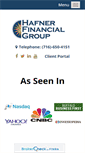 Mobile Screenshot of hafnerfinancial.com